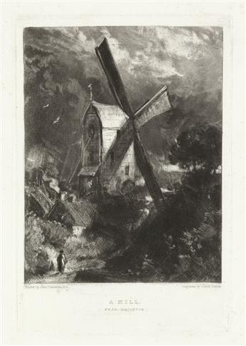 DAVID LUCAS (after Constable) Collection of 18 mezzotints